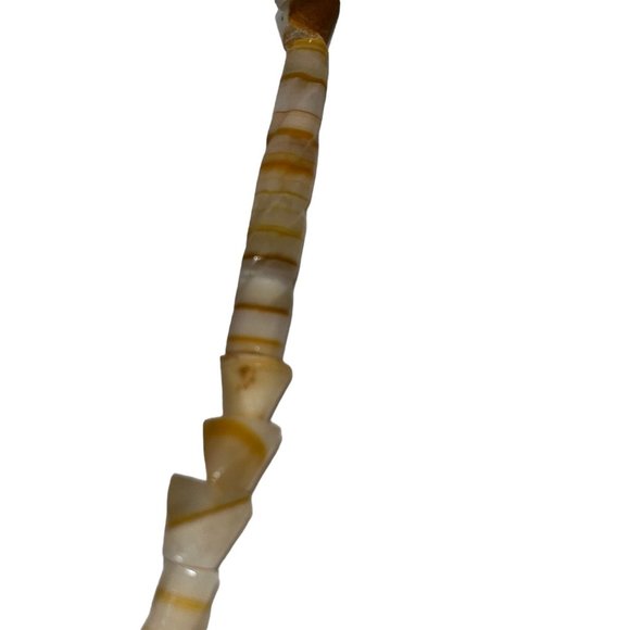 Vintage Honey Quartz Pendant with Mexican Onyx Necklace - Picture 6 of 10